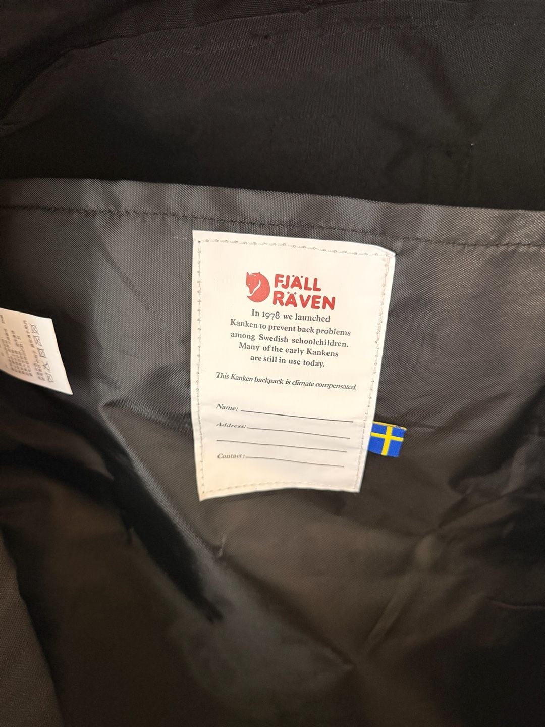 Fjallraven Kanken Classic Backpack Black 6