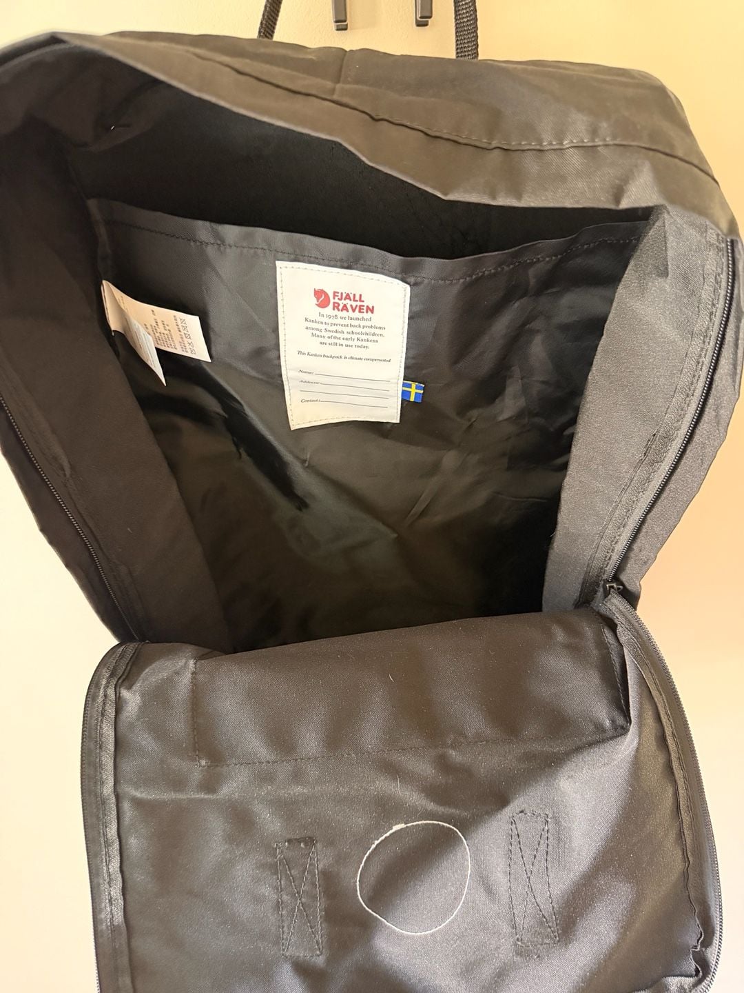 Fjallraven Kanken Classic Backpack Black 7