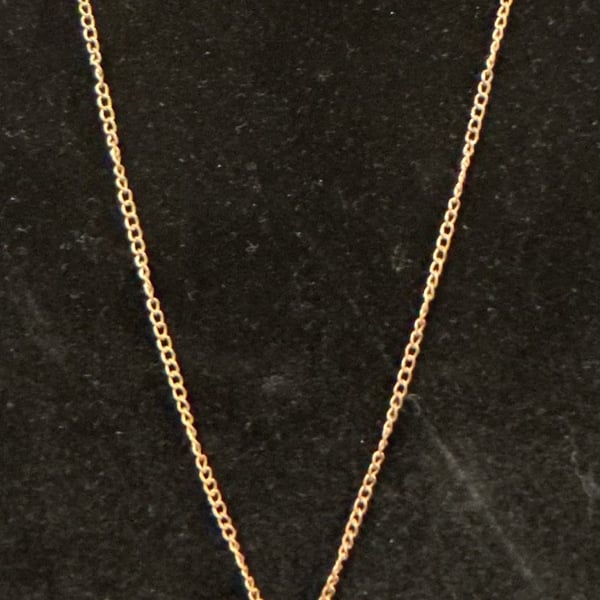 Unbranded Gold Tone Crystal Filigree Pendant Necklace with Tassel