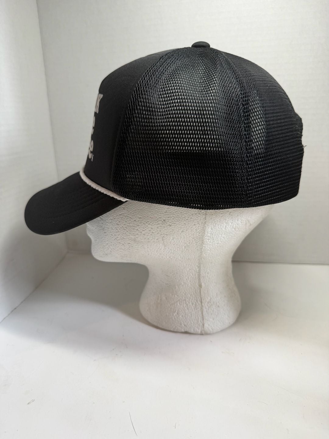 Dutch Bros Drink More Coffee Trucker Hat Black Mesh Snapback 5