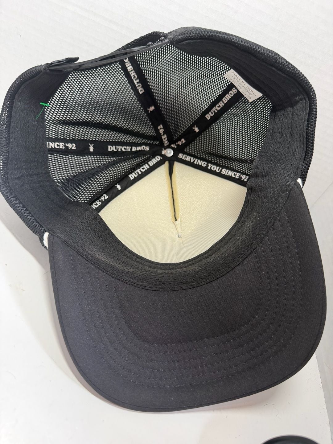 Dutch Bros Drink More Coffee Trucker Hat Black Mesh Snapback 7