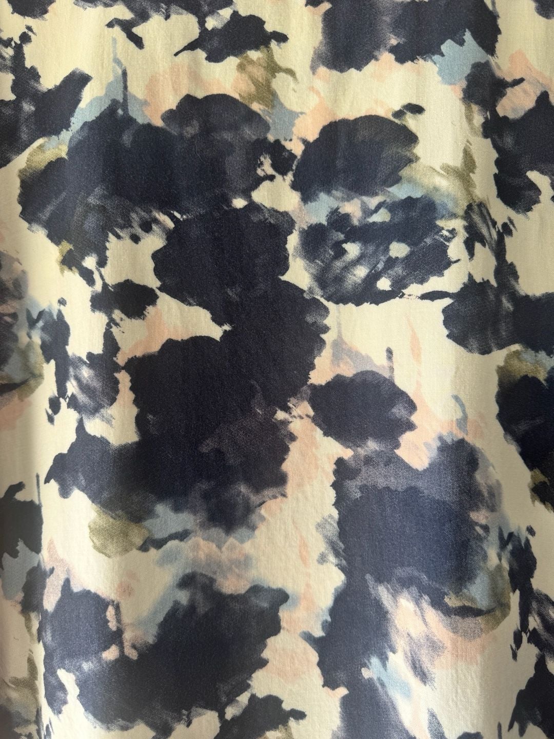 Soyaconcept Abstract Print Short Sleeve Top Viscose Blue 4