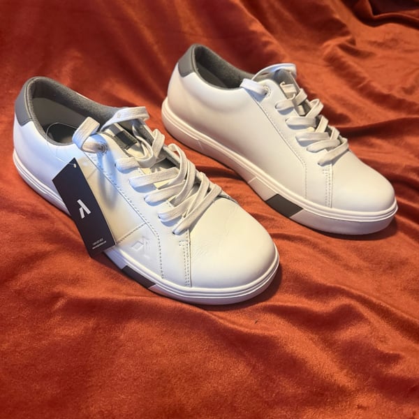 Anodyne No. 27 Casual Sneaker Size 9W White Leather
