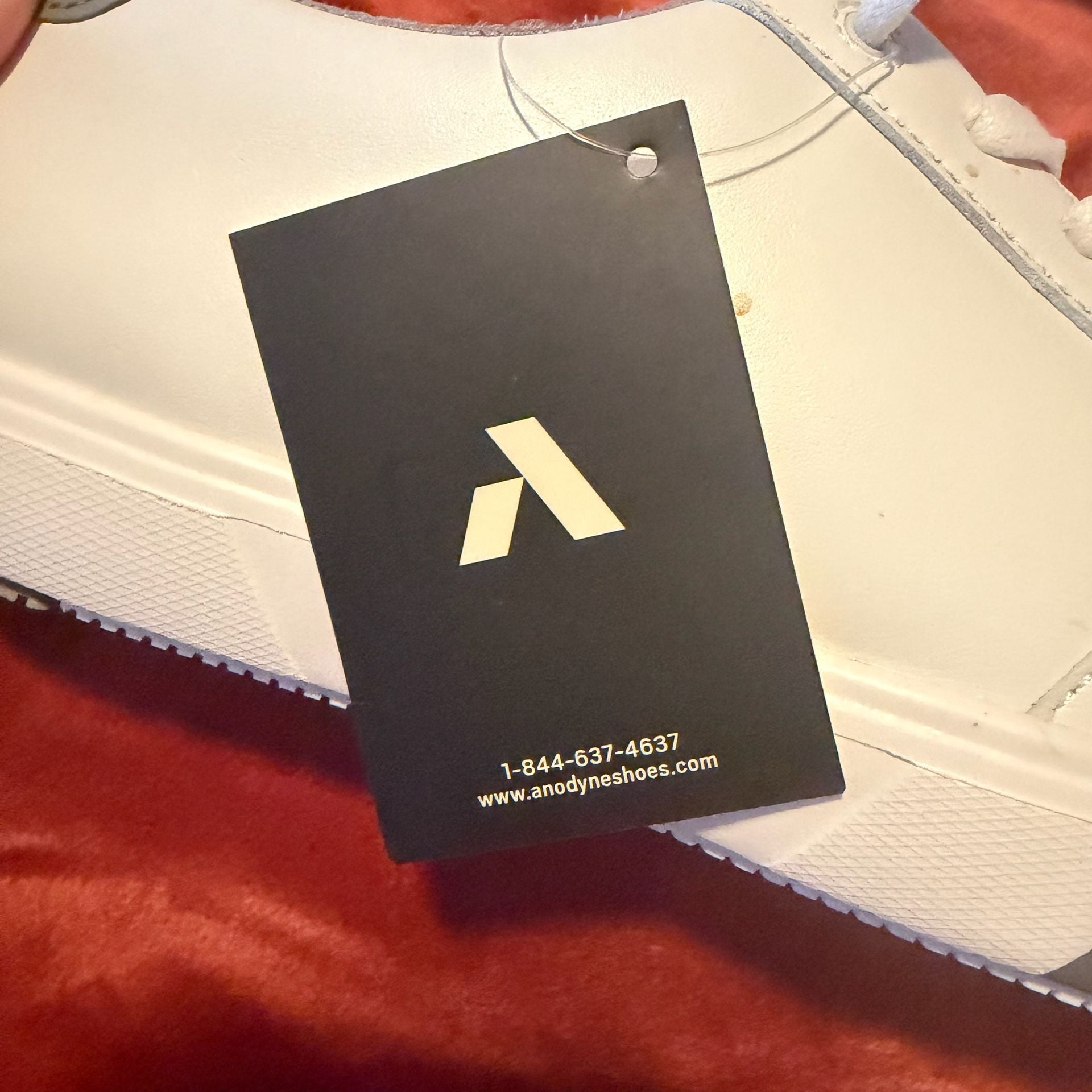 Anodyne No. 27 Casual Sneaker Size 9W White Leather 3