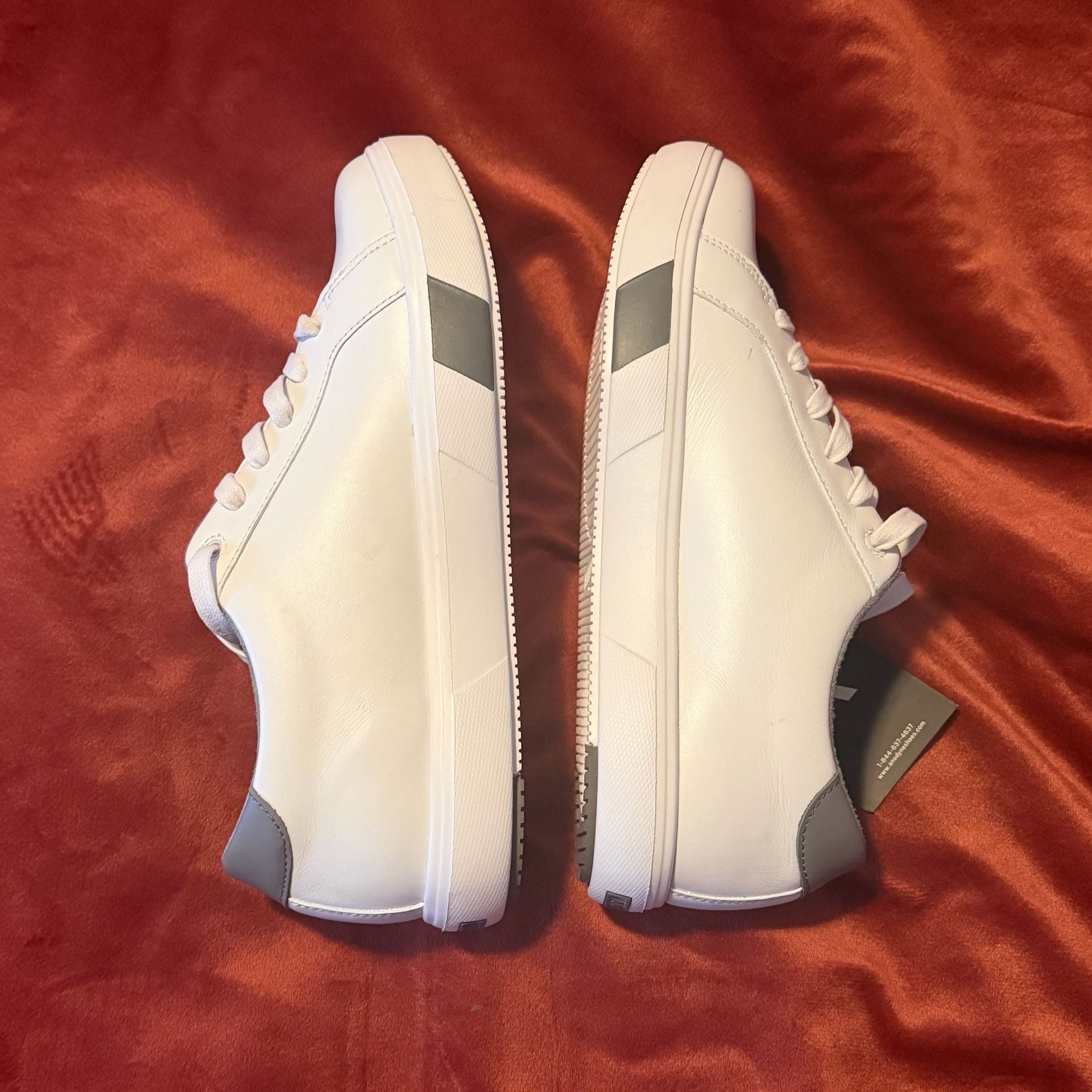 Anodyne No. 27 Casual Sneaker Size 9W White Leather 8