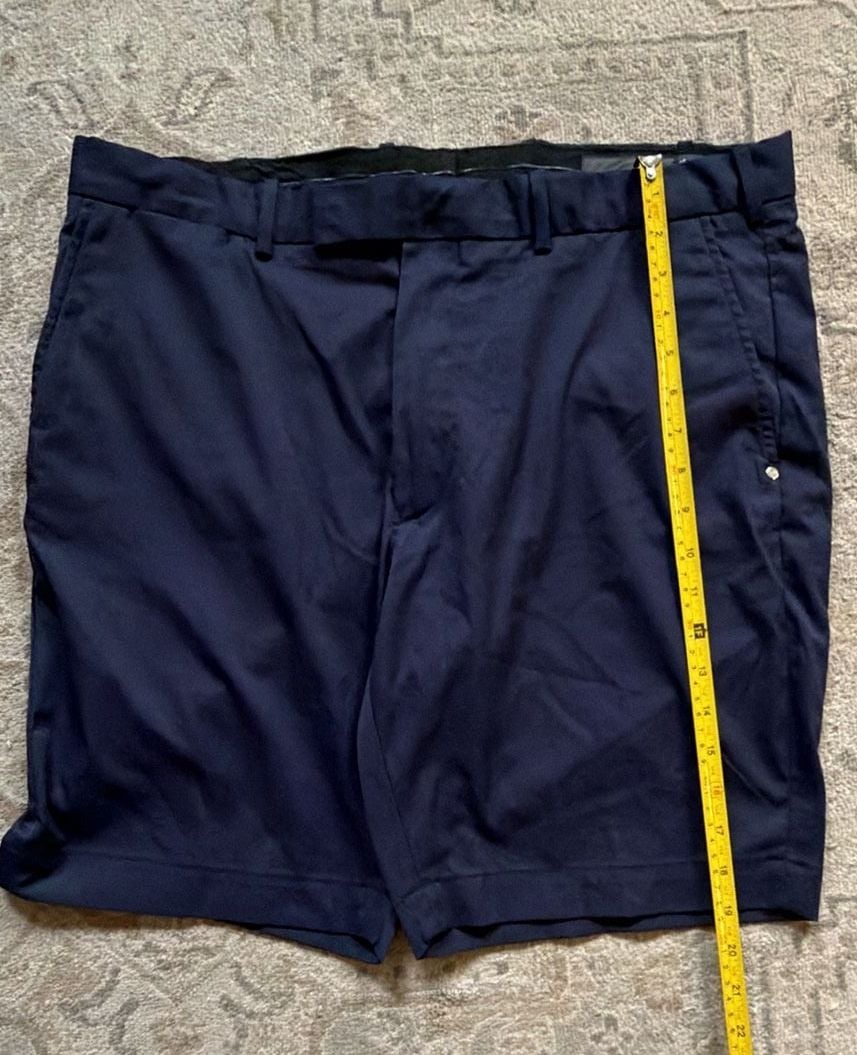RLX Ralph Lauren Golf Shorts Size 36 Navy Blue Tailored Fit 2