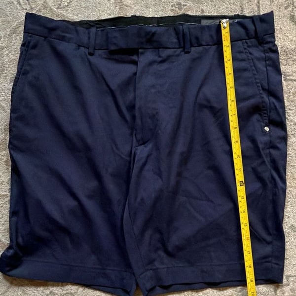 RLX Ralph Lauren Golf Shorts Size 36 Navy Blue Tailored Fit