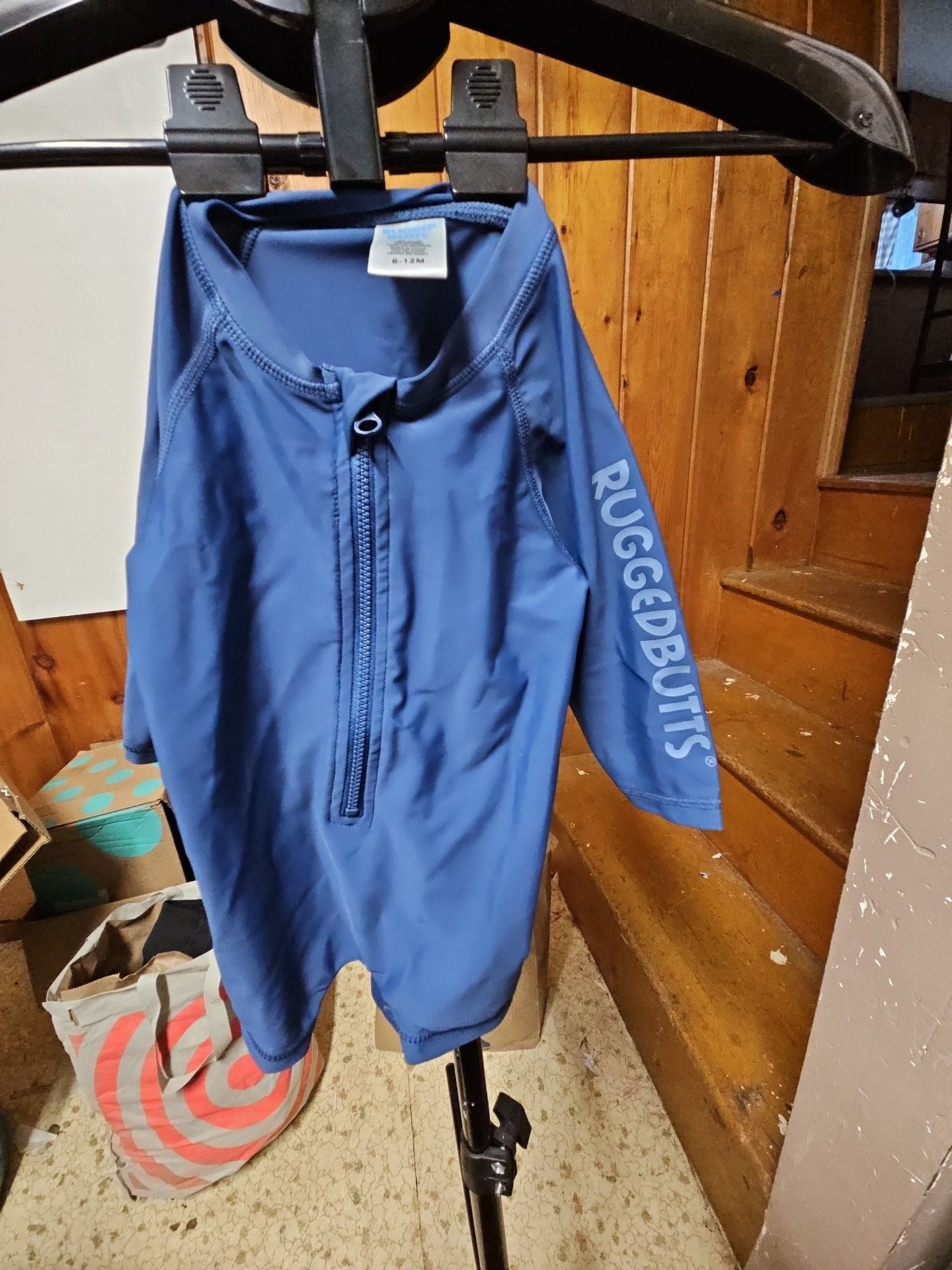 (507) RuggedButts Swimsuit Size 6-12M Blue 2
