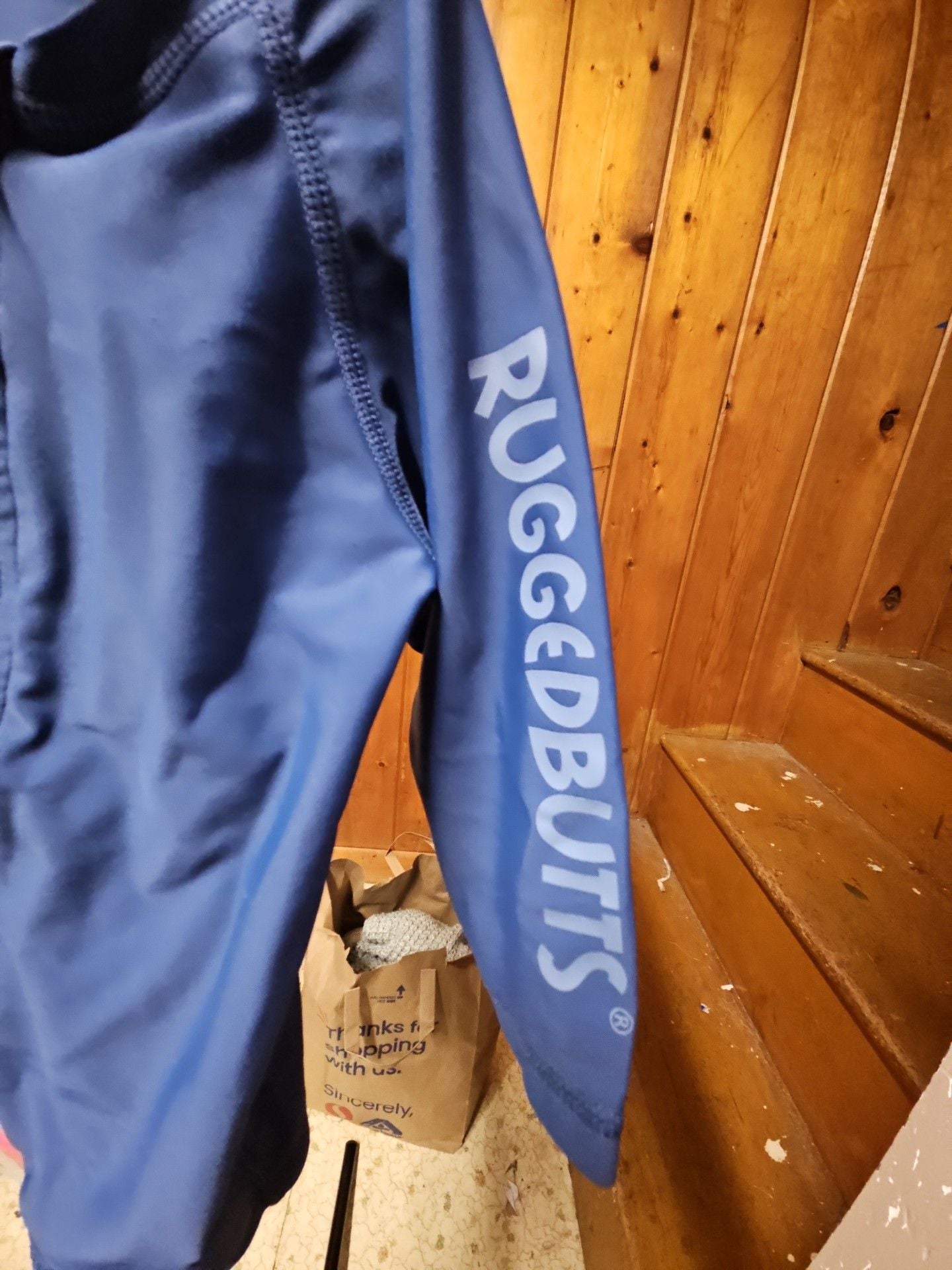 (507) RuggedButts Swimsuit Size 6-12M Blue 3