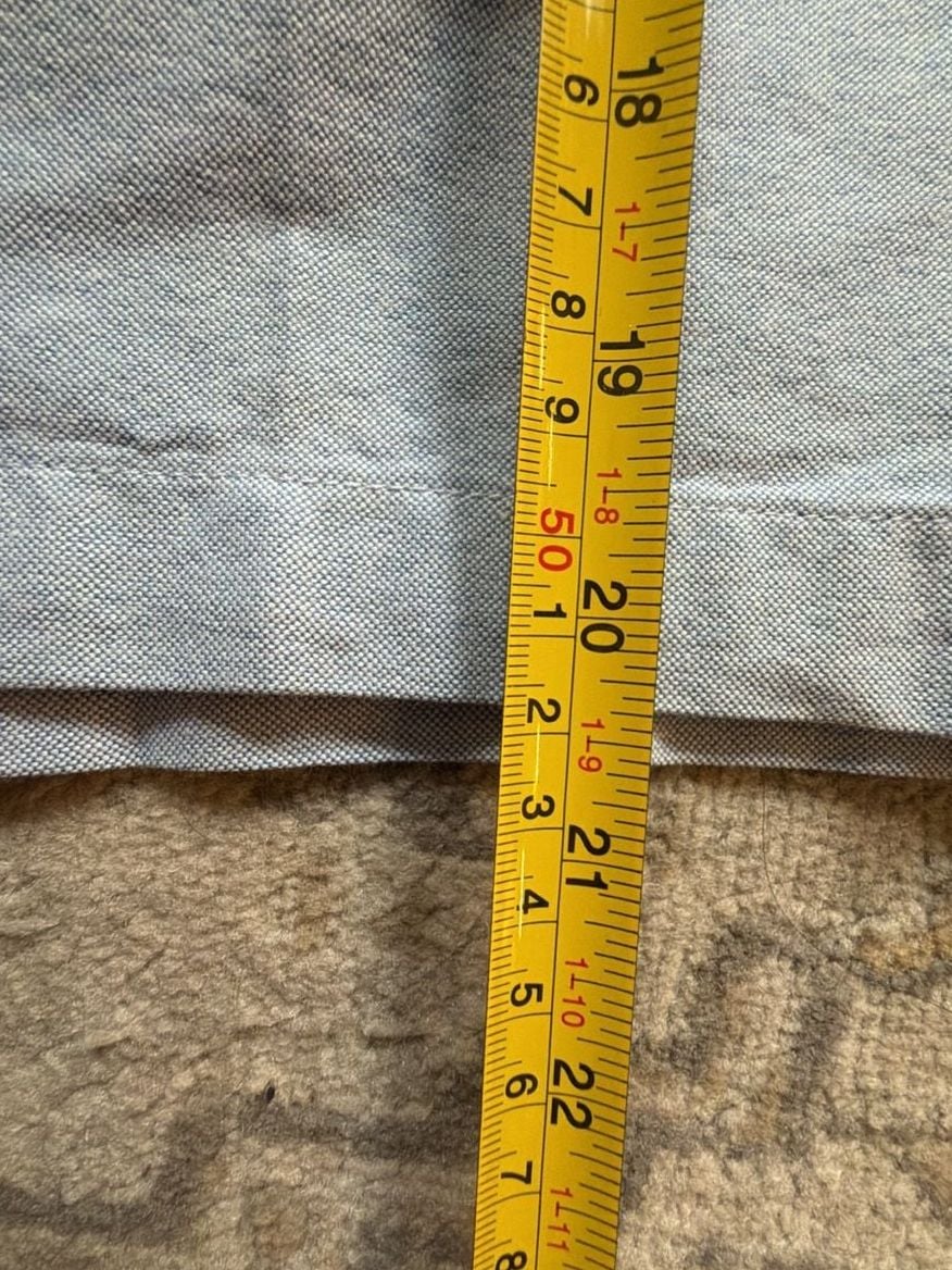 Polo Ralph Lauren Shorts Size 38 Light Blue Cotton Chino Flat Front 3