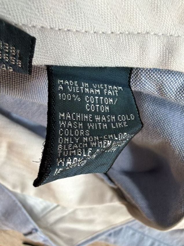 Polo Ralph Lauren Shorts Size 38 Light Blue Cotton Chino Flat Front 5