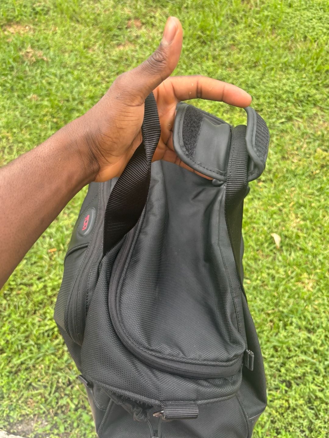 Tumi Alpha Bravo Black Duffle Bag 10