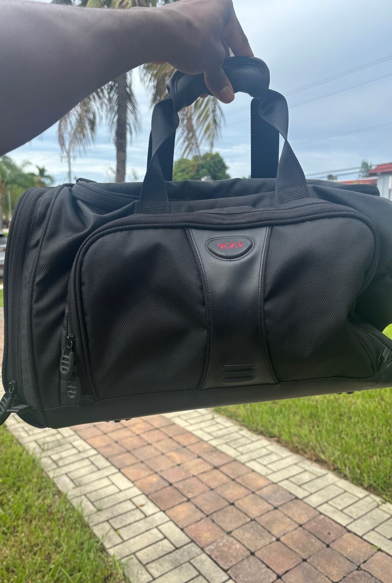 Tumi Alpha Bravo Black Duffle Bag 2
