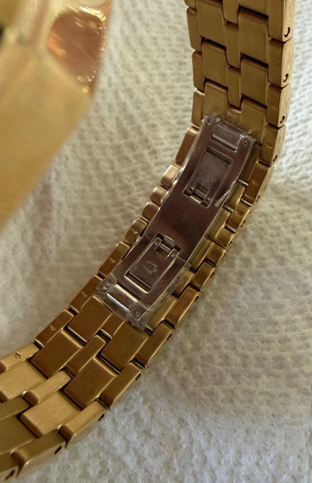 Bulova Octava 98C126 Gold Pavé Crystal Watch 6