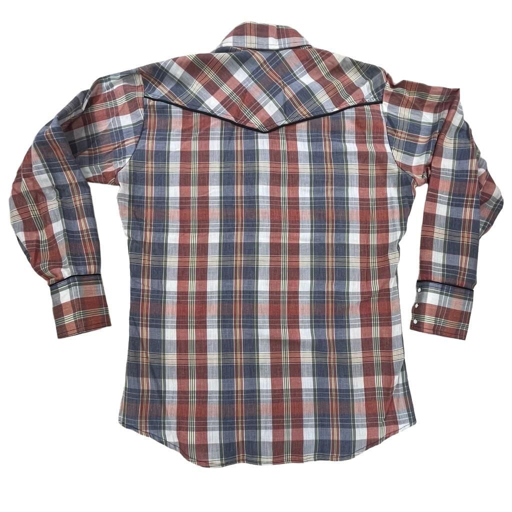 Vintage 1970s Levi's Fresh Produce Plaid Western Pearl Snap Shirt-Sz L 7