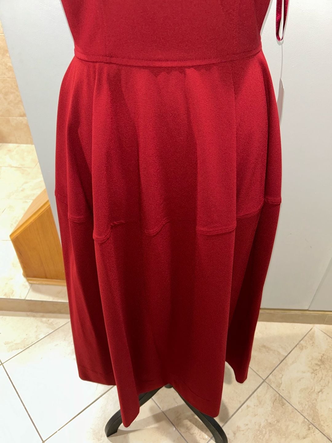 Jill Jill Stuart Midi Dress Size 4 Red Fit And Flare Sleeveless 7