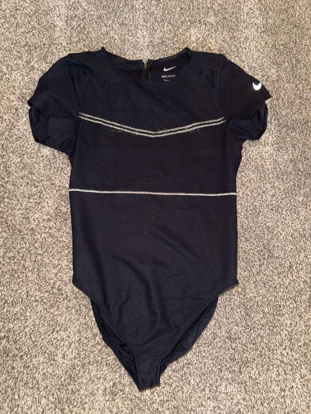 Nike Dri-FIT ADV Running Bodysuit Size S Black Engineered 2