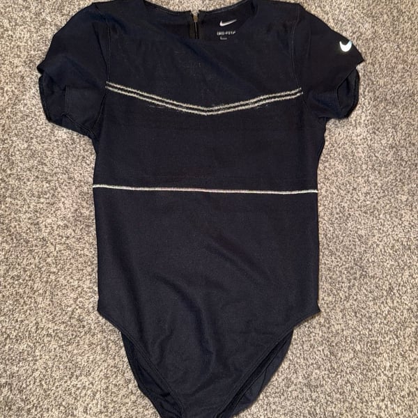 Nike Dri-FIT ADV Running Bodysuit Size S Black Engineered