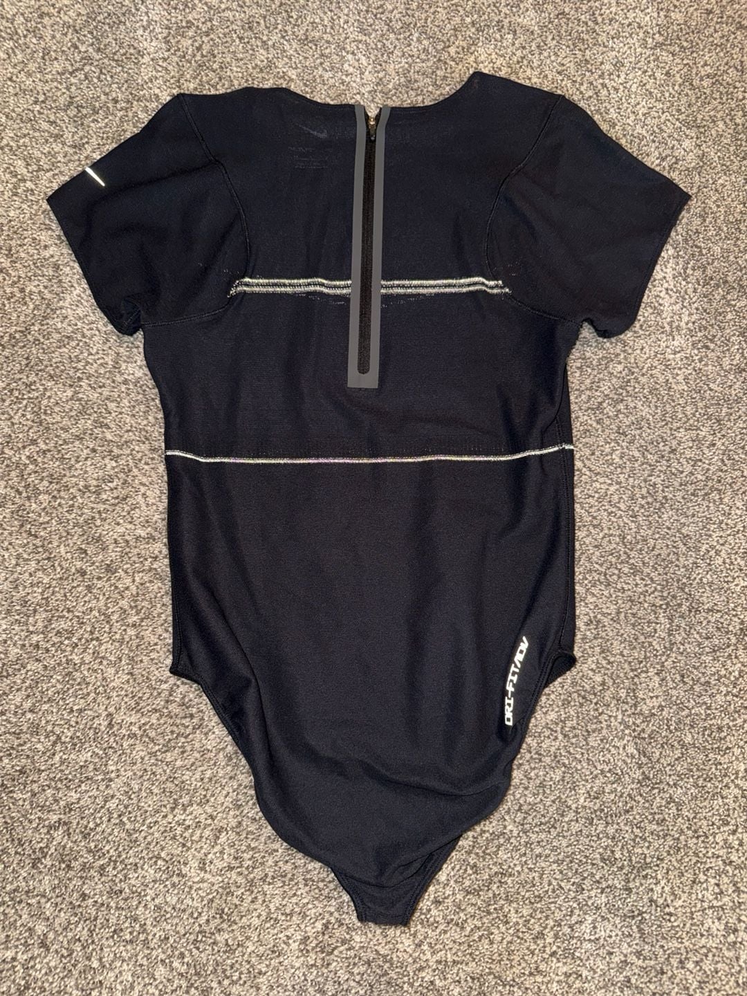 Nike Dri-FIT ADV Running Bodysuit Size S Black Engineered 3