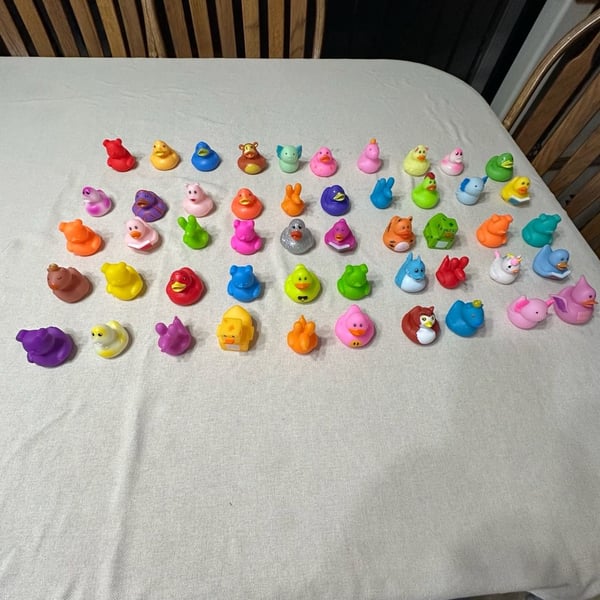 Fun Express Assorted Novelty Rubber Ducks Lot of 50