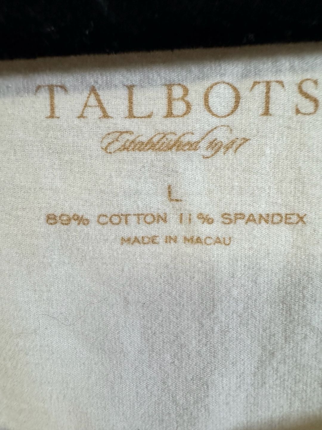 Talbots Beaded Neckline Tank Top Size L White Pleated Cotton Spandex 5