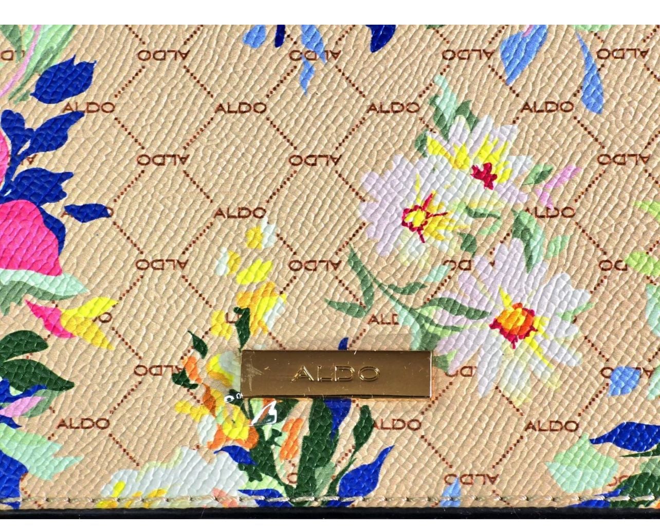 Aldo Floral Top Handle Crossbody Bag Pink Multi 11