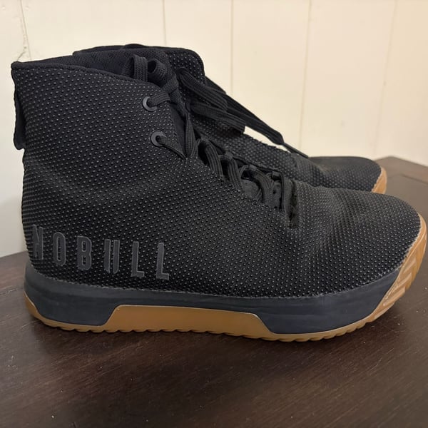 NoBull Women's Black Gum Outwork High-Top Shoes 6.5W -8 M