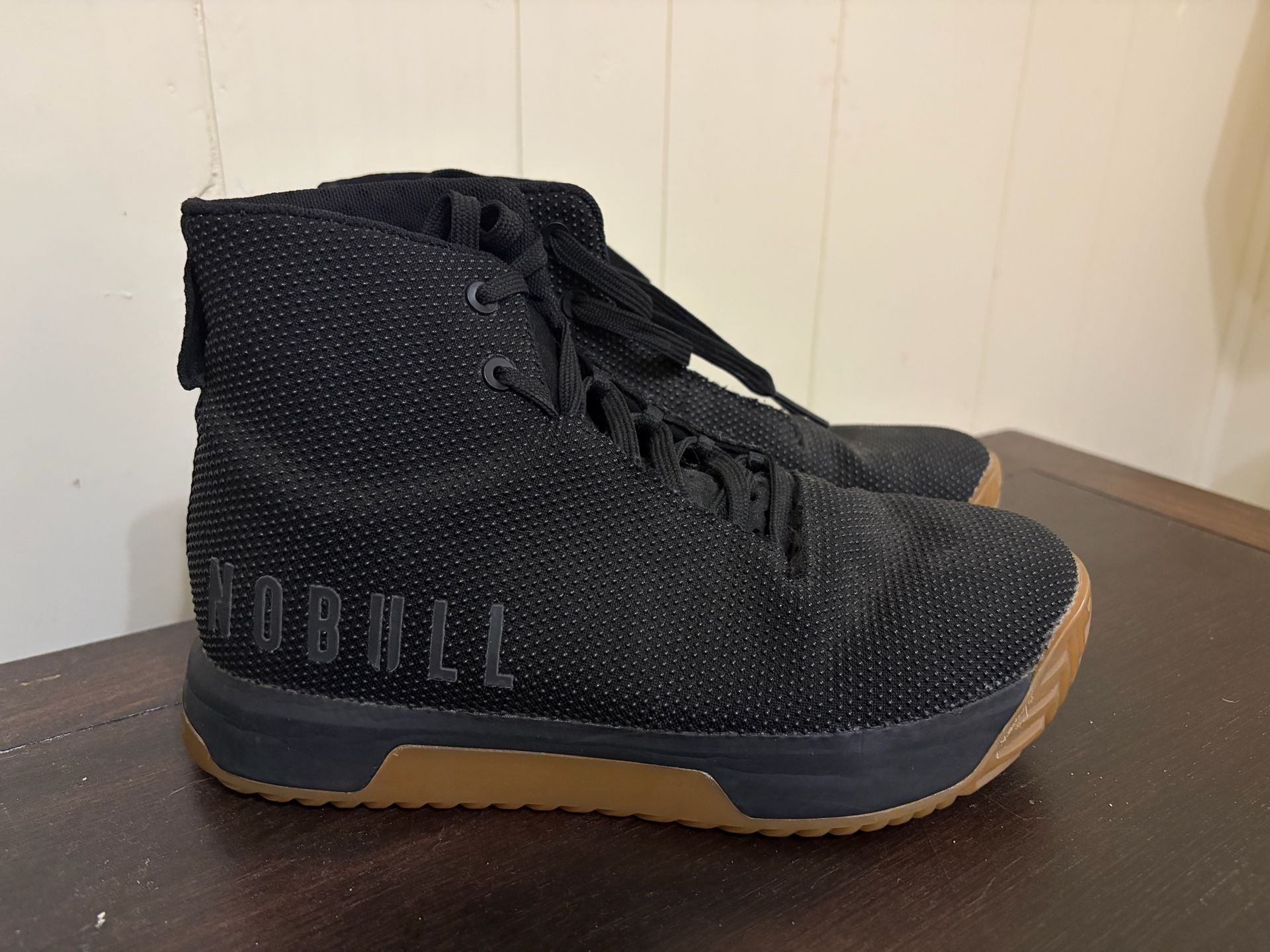 NoBull Women's Black Gum Outwork High-Top Shoes 6.5W -8 M 8