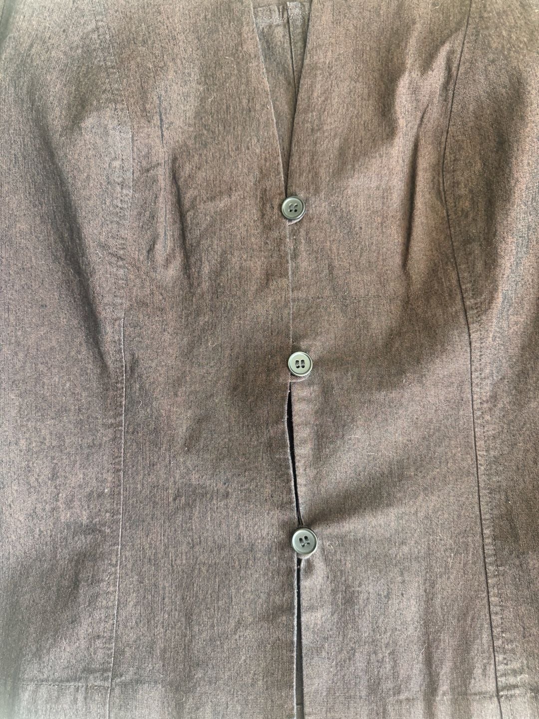 Sigrid Olsen Sport Pants Suit Size 10 Dark Brown Cotton Blend 4
