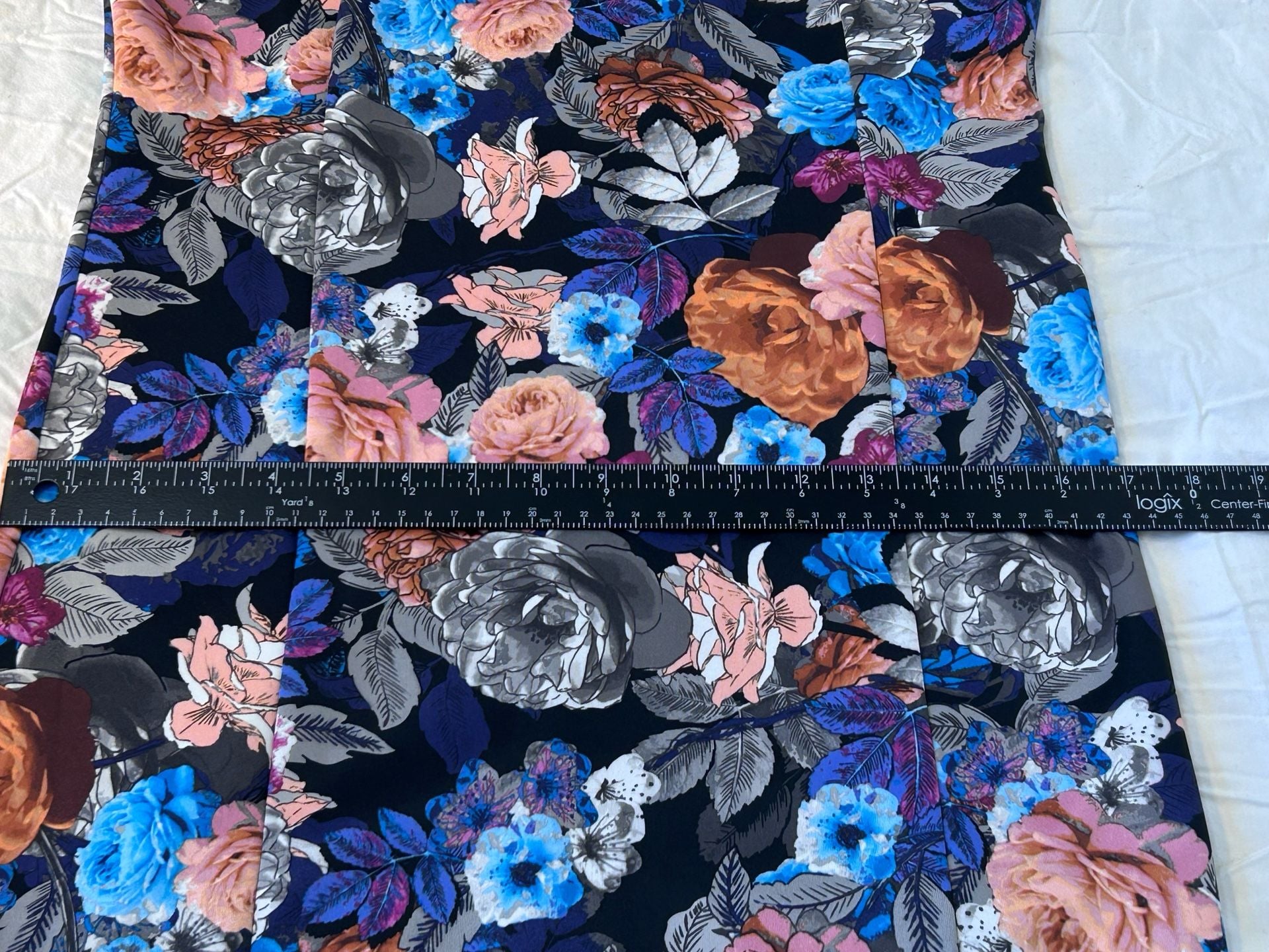 Vintage Bongo Floral Print Mesh Panel Dress Large 13