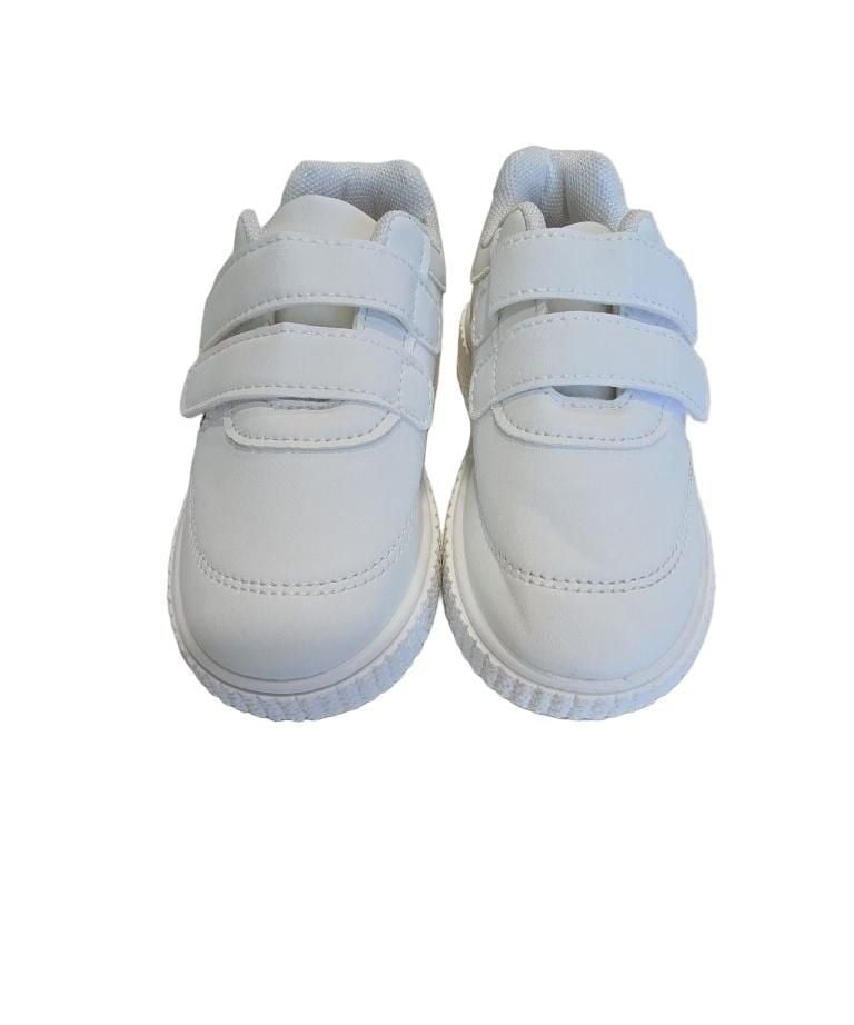 Kids Sneakers Size 9.5 toddler White 3