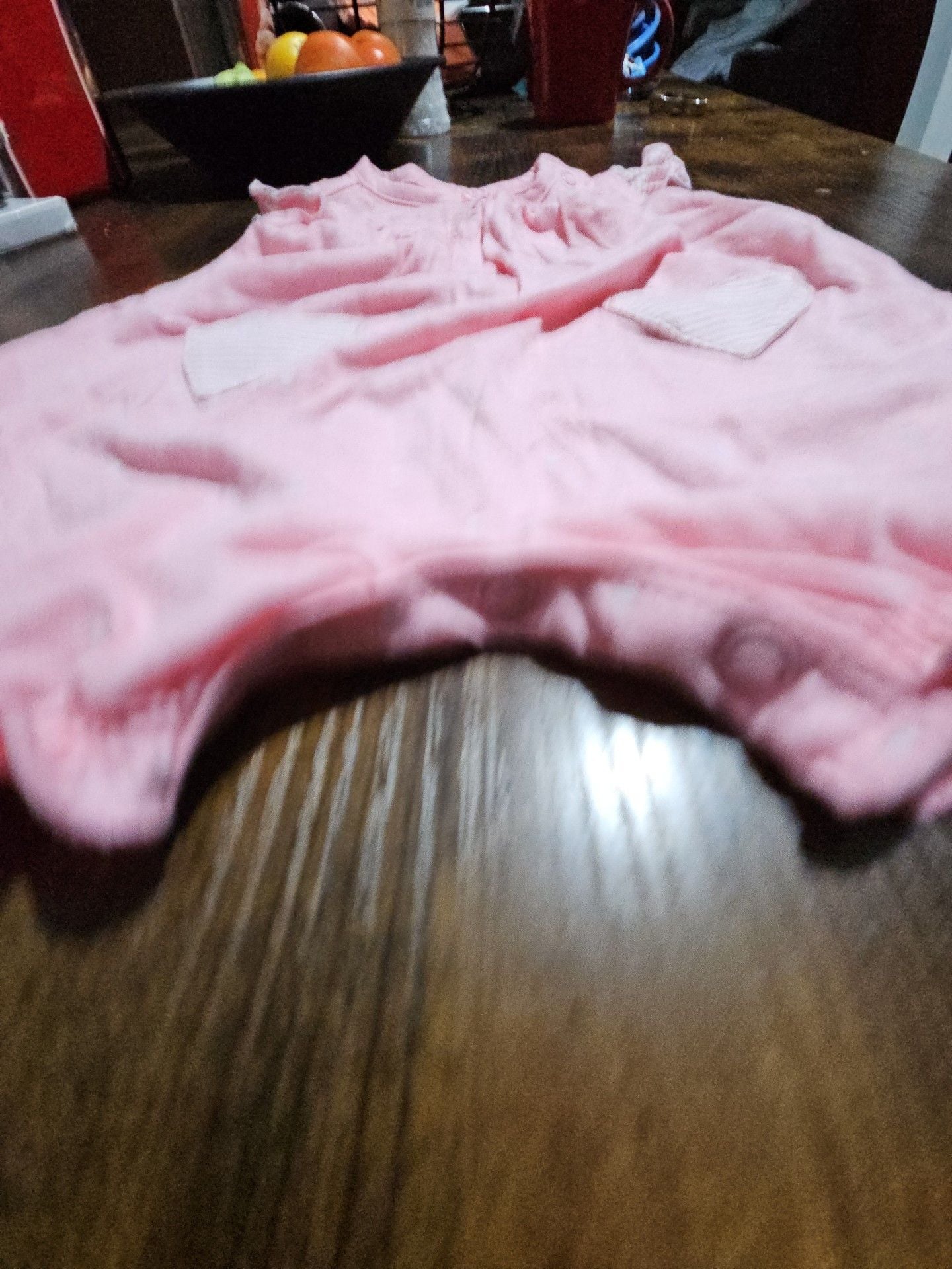 (518) Carter's Polka Dot Romper Size 3m Pink 6