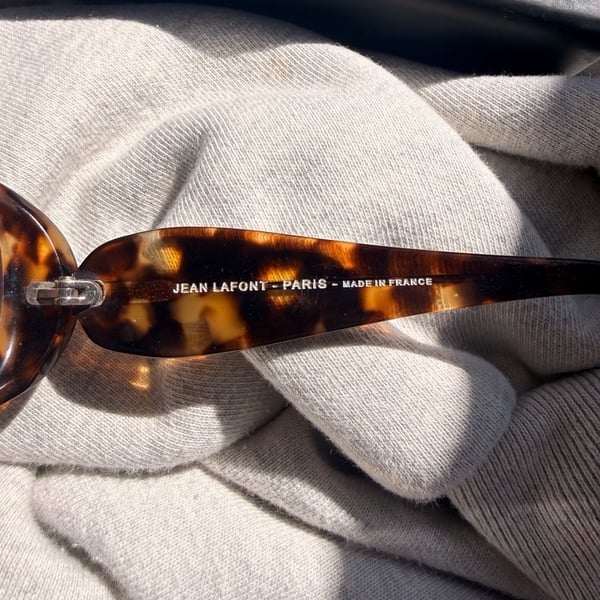 Jean Lafont Fauve 532 Sunglasses Tortoiseshell Oval Made in France prescription