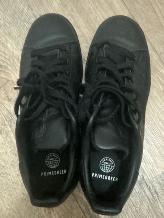 Adidas Stan Smith Size 8 Black Primegreen Sneakers 2