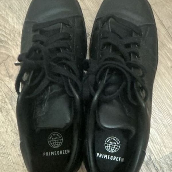 Adidas Stan Smith Size 8 Black Primegreen Sneakers