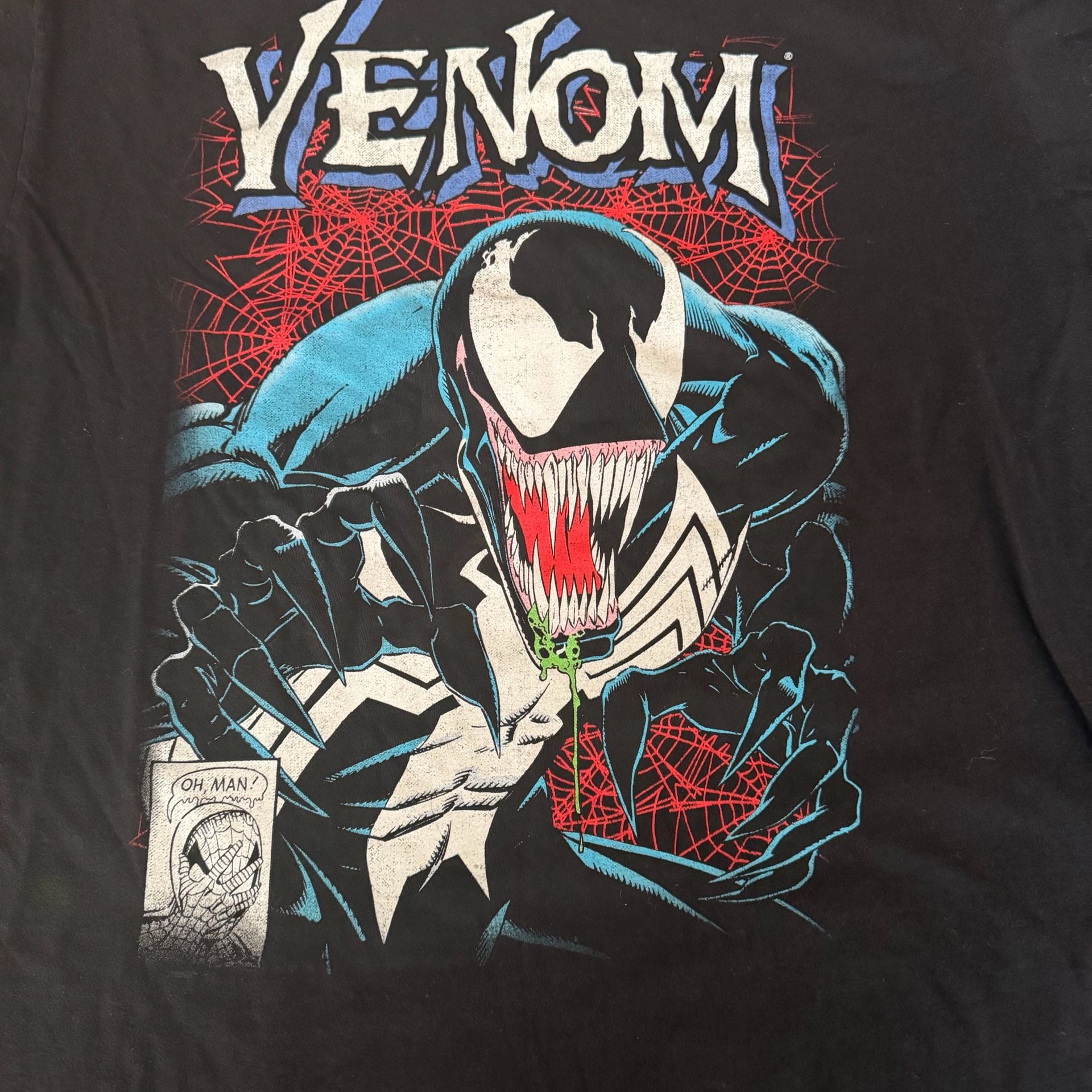 Marvel Venom Black Graphic T-Shirt Men’s Large Comic Tee 2