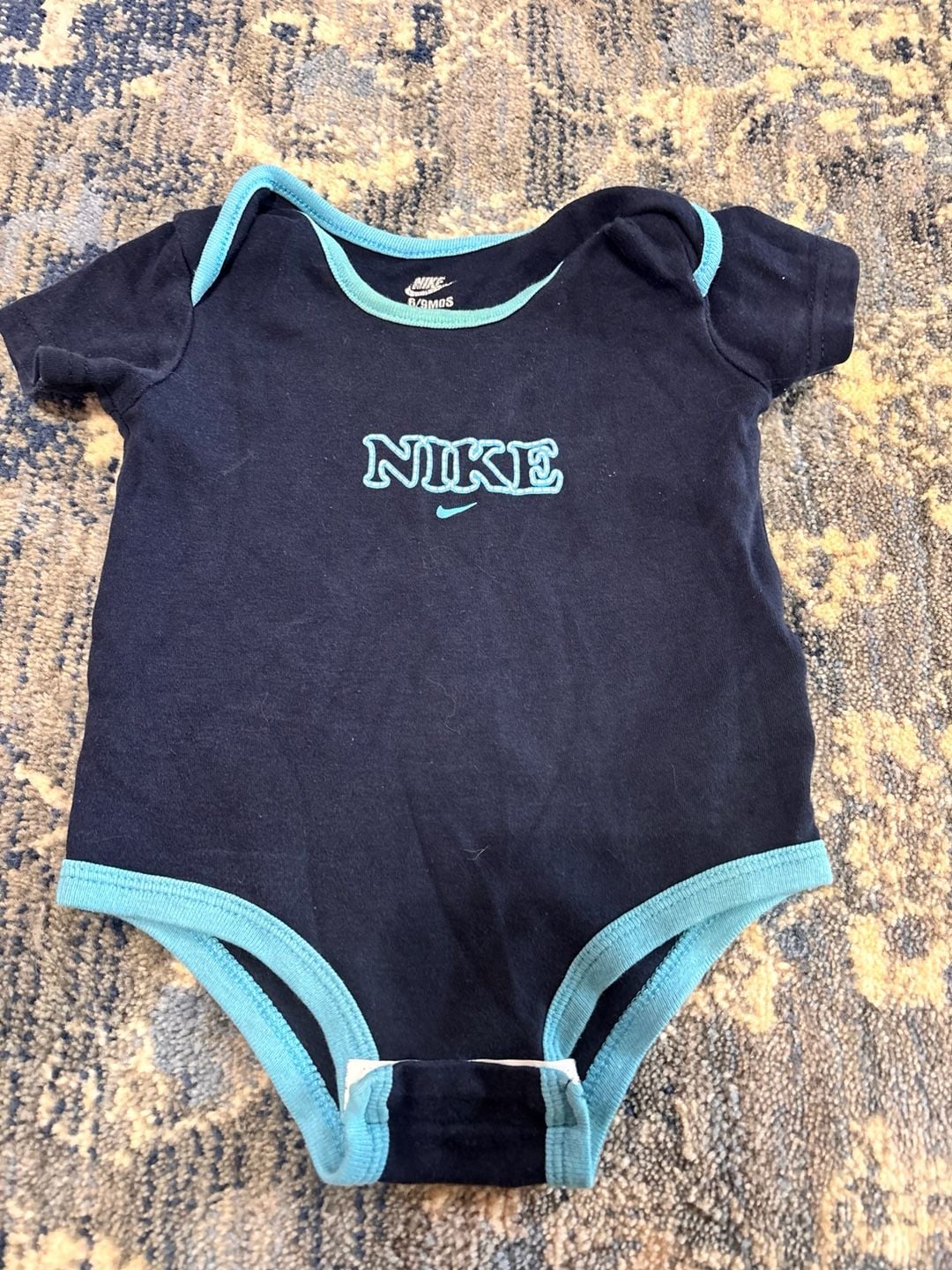 Nike Bodysuit Size 6/9Mos Blue 2