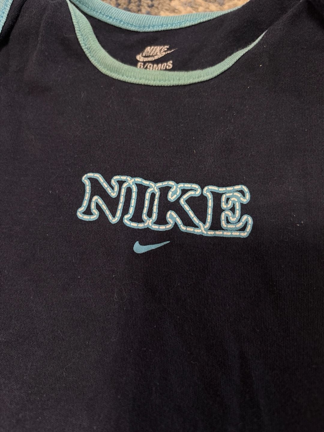 Nike Bodysuit Size 6/9Mos Blue 3