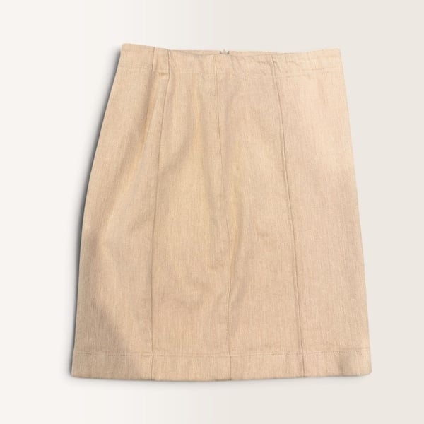 The Row Skirt Size S Beige Cotton Blend Pencil