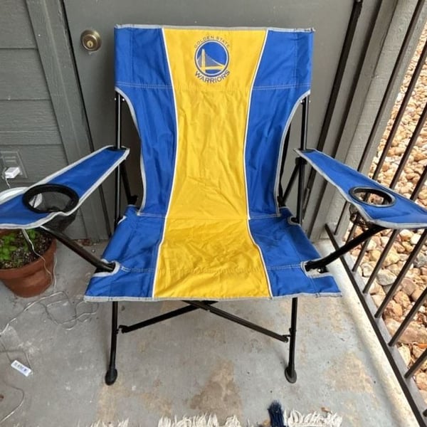 Golden State Warriors Folding Camping Chair