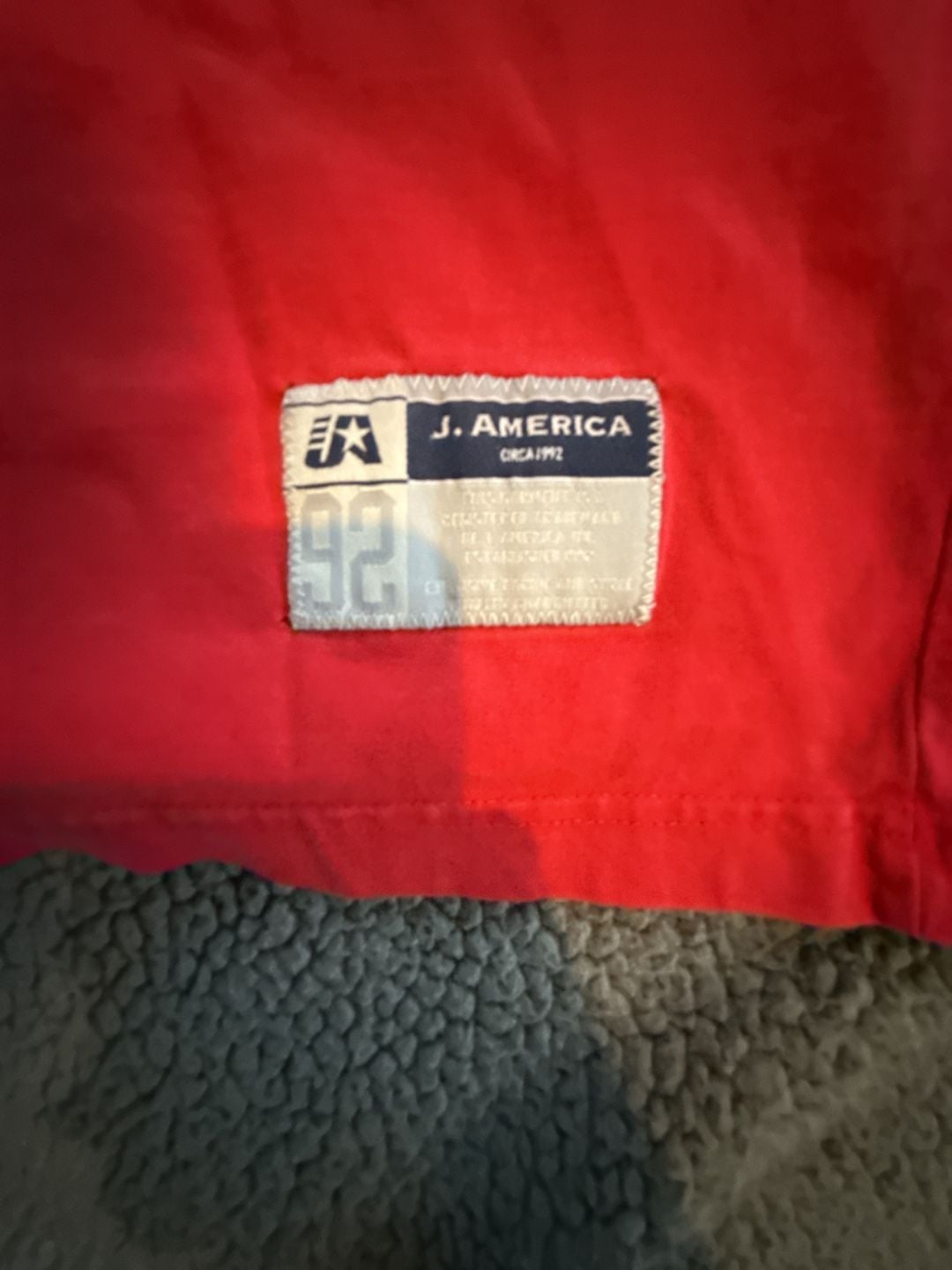 J. America Ohio State Long Sleeve Shirt Size M Red 3