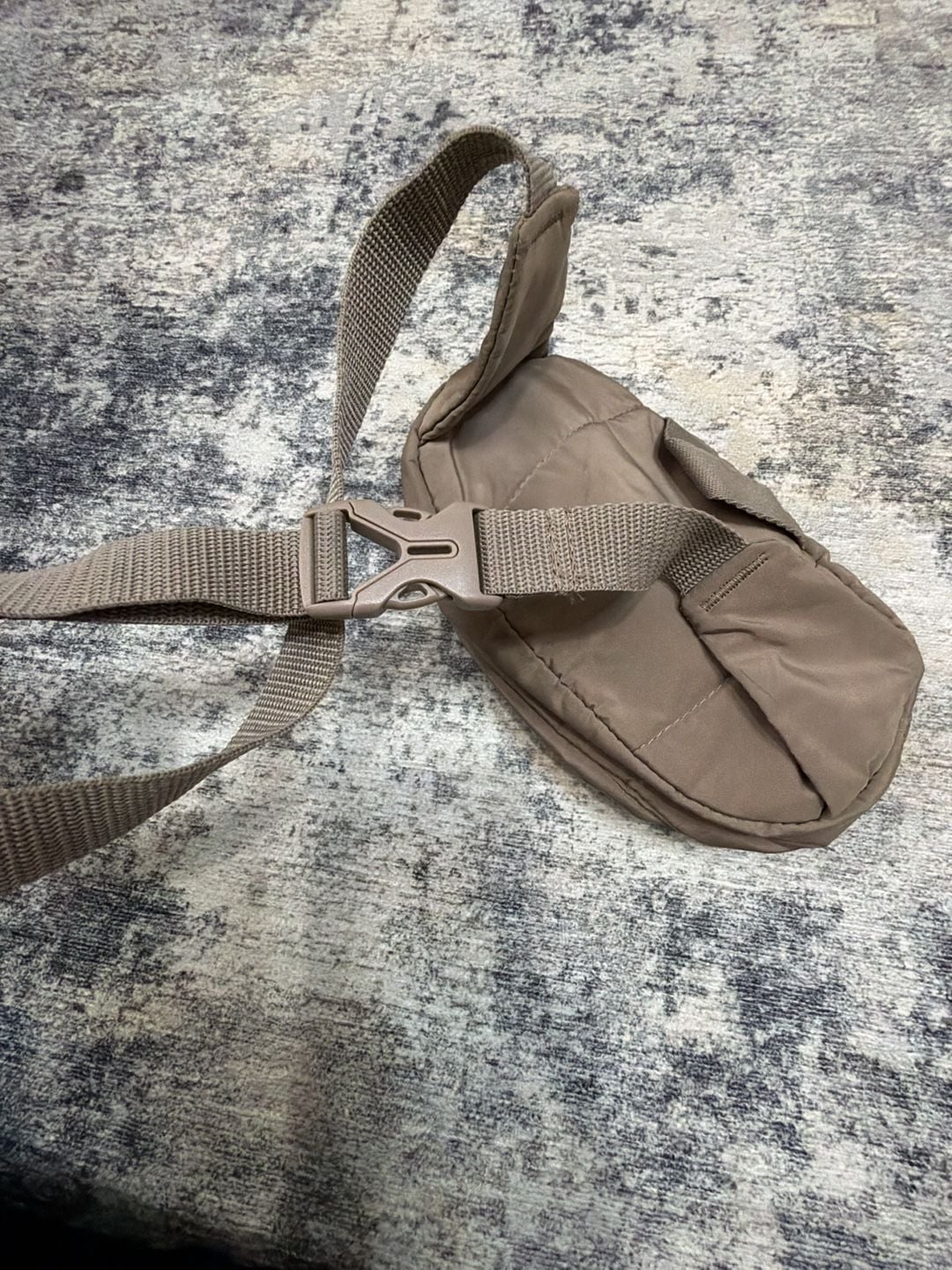 Adidas Core Waist Pack Fanny Pack Taupe Gold Logo 7
