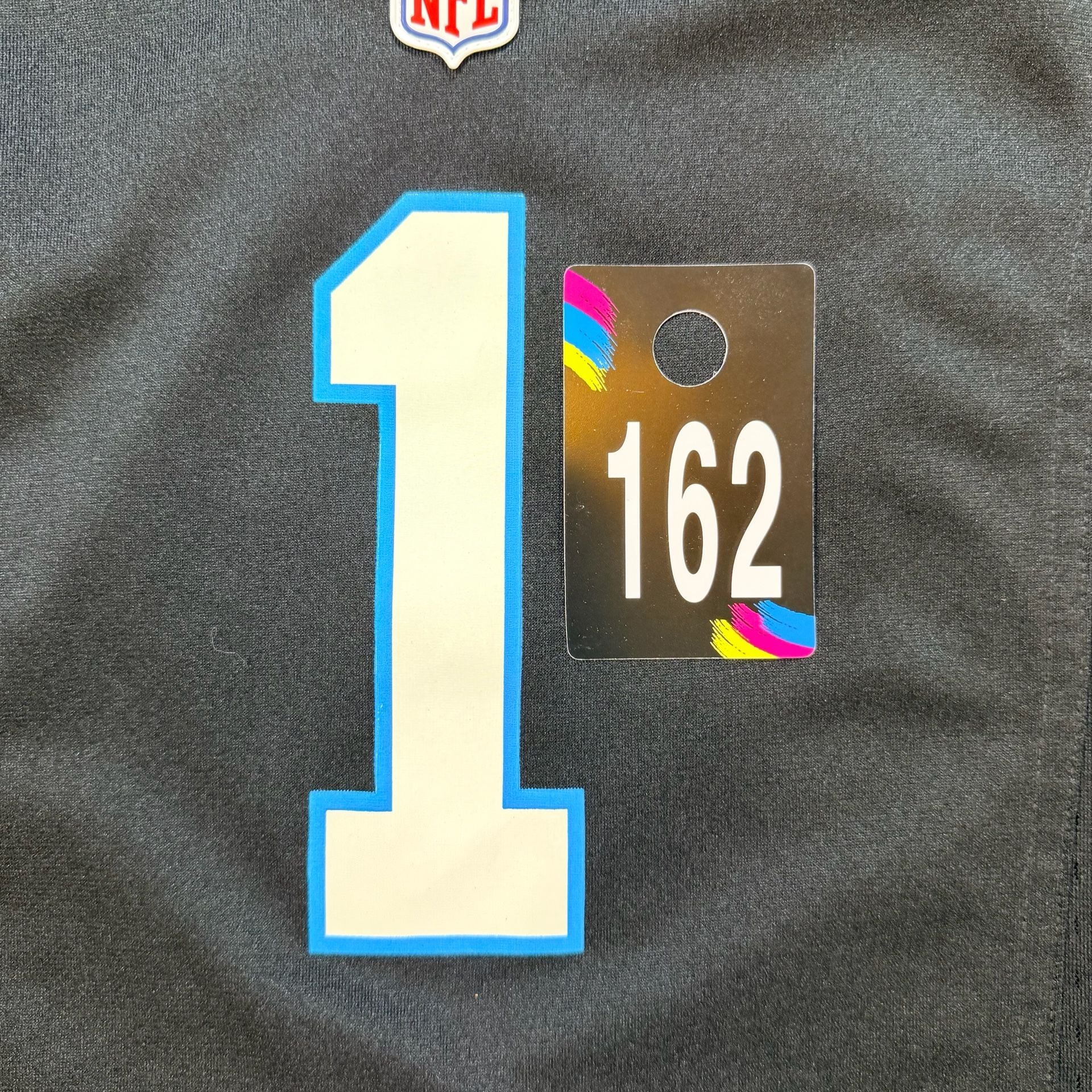 Nike Carolina Panthers Cam Newton 1 Jersey Size M Black On Field 9