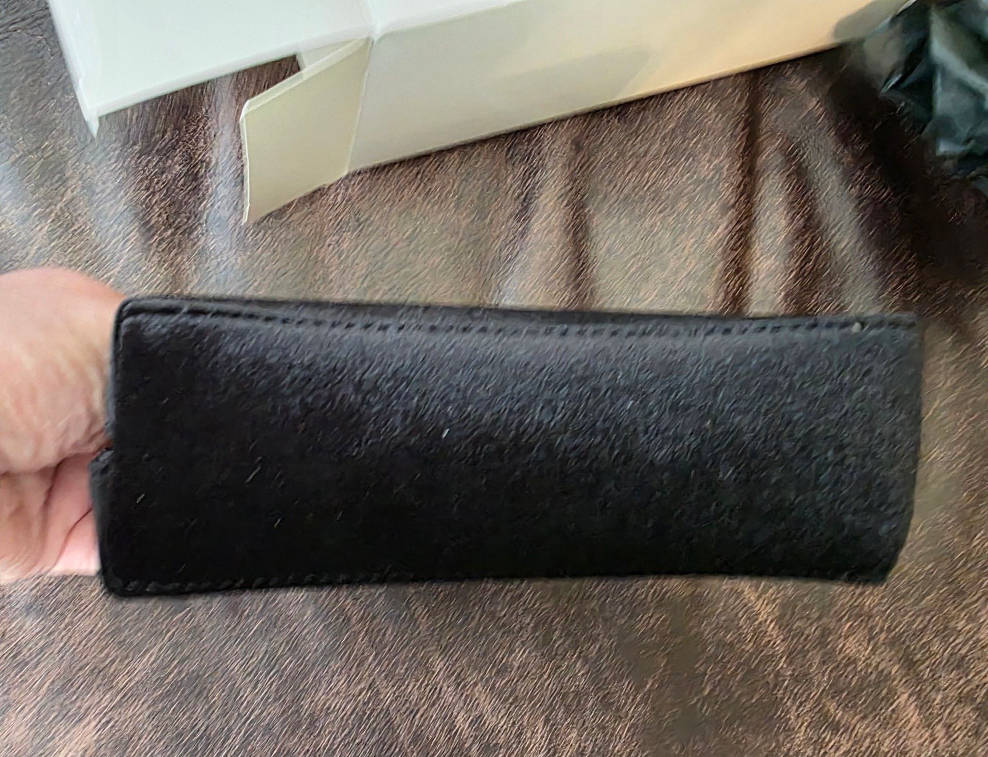 New Christian Dior Trousse Pouch Black Velvet Makeup Cosmetic Case 8