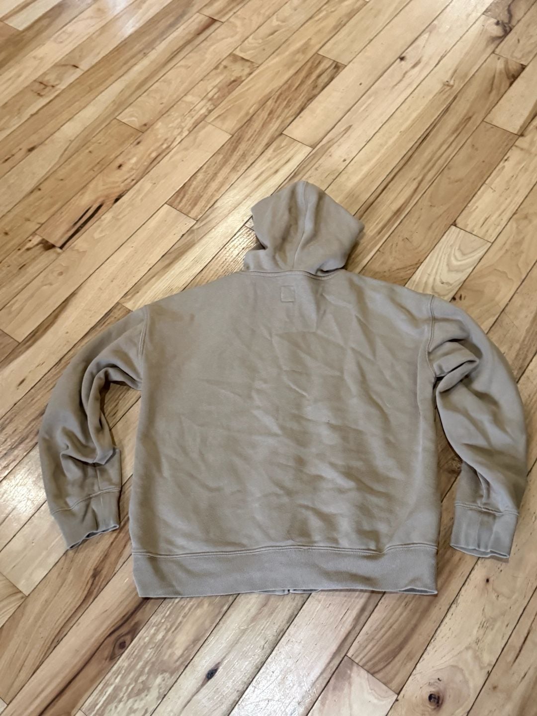 Gap Kids Logo Zip Hoodie Size XL Brown Plaid Arch Logo 4