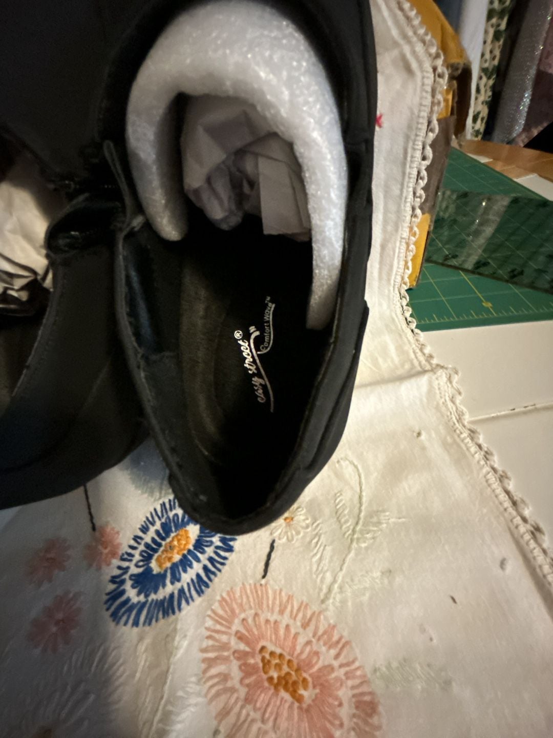Easy Street Comfort Waves Black Slip-On Shoes 2