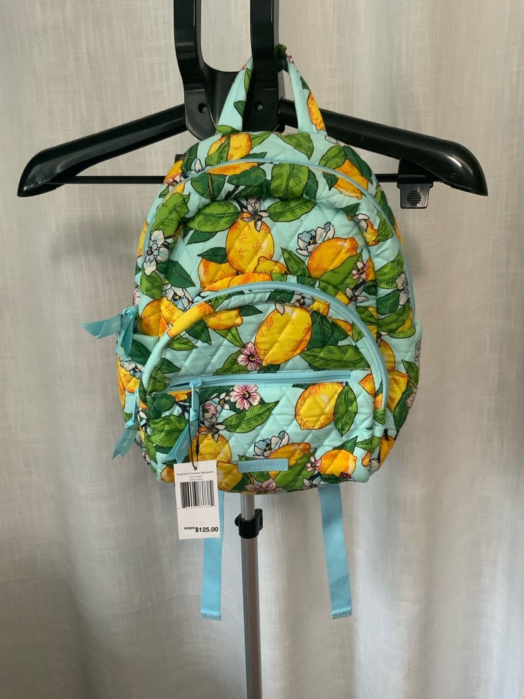 Vera Bradley Essential Compact Backpack Lemon Grove 2