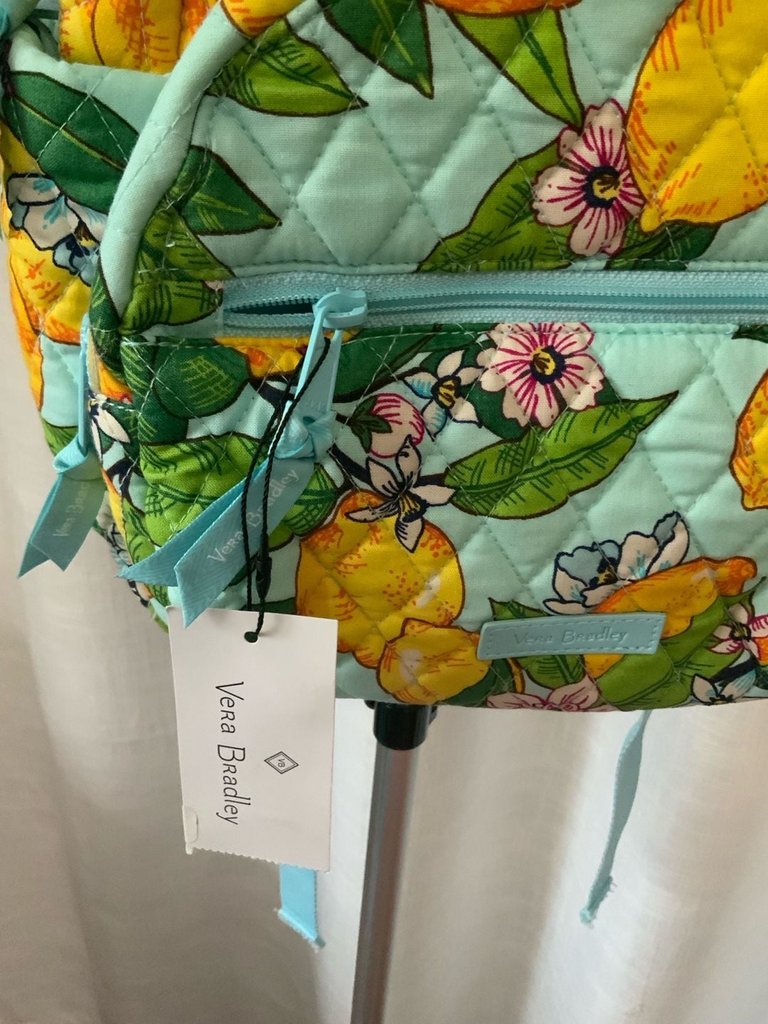 Vera Bradley Essential Compact Backpack Lemon Grove 5