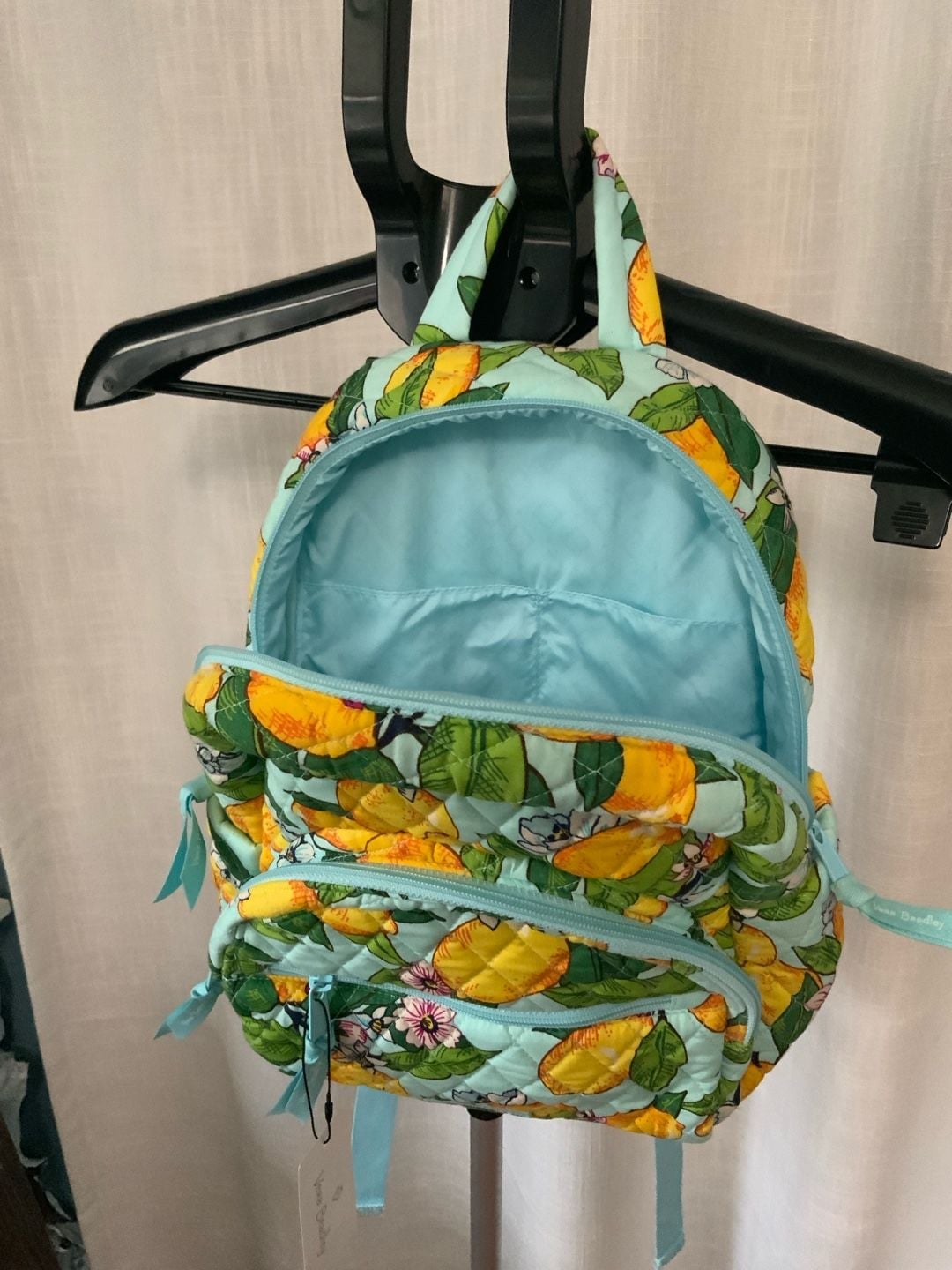 Vera Bradley Essential Compact Backpack Lemon Grove 7