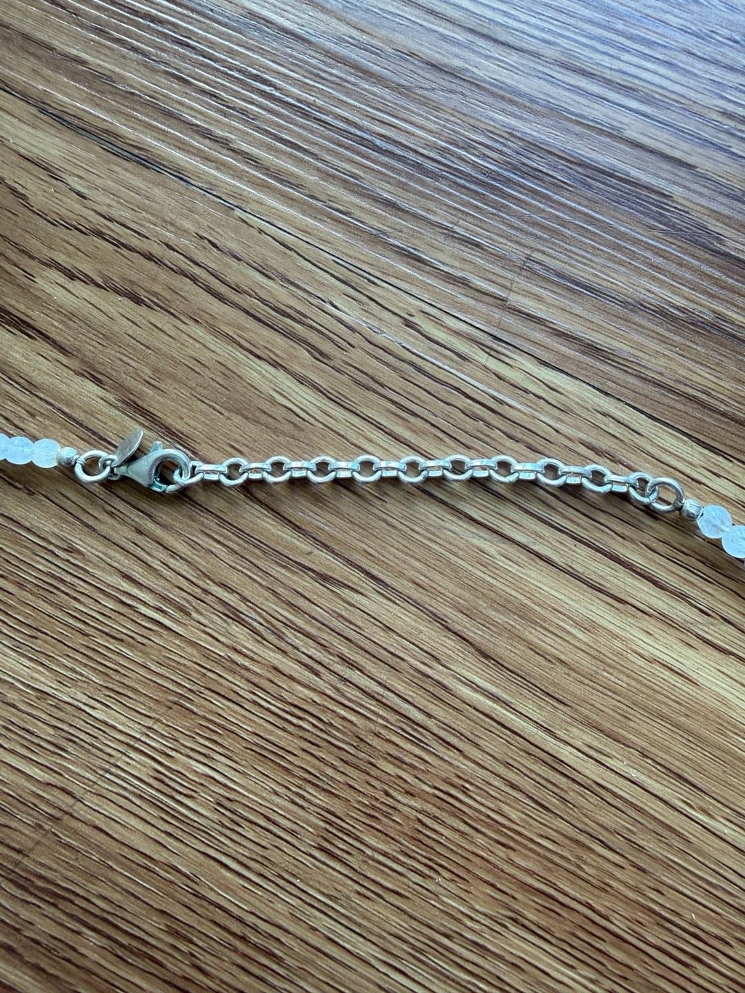 Nicky Butler Opalite Pendant Moonstone Beaded Adjustable Necklace Sterling Silver 925 8